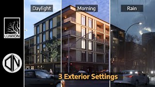Lumion 2023  3 Exterior Render Settings [upl. by Okimik]