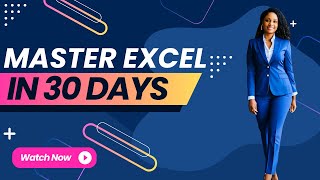 Master Excel In 30 Days  Day 5 [upl. by Tricia]