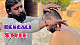 ASMR HEAD MASSAGE FOR INSOMNIA BY BENGALI BABA  FULL BODY STRESS RELIEF MASSAGE asmr bengalibaba [upl. by Leipzig771]