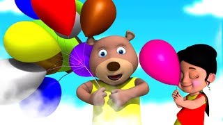 गुब्बारे वाला  Main Gubbare Wala Hu  Hindi 3D Rhymes  Hindi Nursery Rhymes  Kids TV India [upl. by Durware]