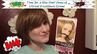 Time for a new hue Demo of LOreal Excellence Cream in 7G  Dark Golden Blonde at Home Hair Color [upl. by Fenn]