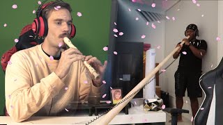 KSI and PewDiePie Play The Alphorn amp Recorder Original Full Video  Meme Review [upl. by Eirrahs23]