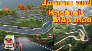 bussid 🚌 Jammu and Kashmir map mod for last v412 dawnload link 🔗 discussion full whac video in PW [upl. by Darsie]