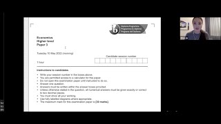 M22 IB Economics 2022 May Exam Paper 3 fully Solved [upl. by Anisamoht]