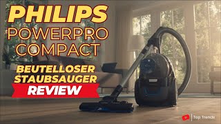 Der beste beutellose Staubsauger unter 100 Euro Philips PowerPro Compact Review [upl. by Lexa]