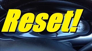 How to reset the oil and service indicator video [upl. by Nnaaras805]