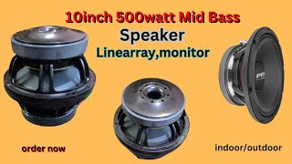 10inch 500W Speaker MidBass Price Review Manufacturing Testing [upl. by Vernen]