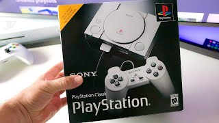 Playstation Classic Mini  Unbox amp Play [upl. by Ahsaelat]