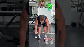 3 ejercicios para hacer crecer tu espalda🔥 consejosfitness entrenamiento rutinagym cambiofisico [upl. by Dustie788]