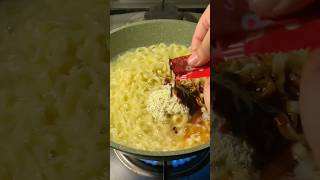 Let’s Make Buldak Carbonara shorts mukbang [upl. by Annohsal]