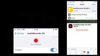 AudioRecorder xs iOS 13 iPhone 7 [upl. by Easlehc36]