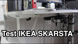 Test IKEA SKARSTA  Tisch höhenverstellbar Test  höhenverstellbarer Tisch [upl. by Declan]