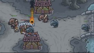 Kingdom Rush Frontiers  Veteran Iron Challenge  Desecrated Grove [upl. by Alaunnoif]