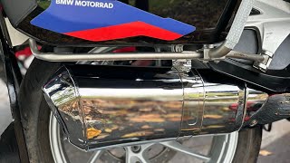 R1200RT and R1250RT Muffler Exhaust Replacement Install BMW motorcycle [upl. by Figueroa]