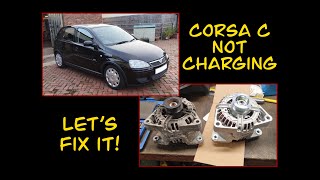 Corsa C alternator replacement [upl. by Hayley]