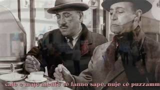 Pino Daniele Nà tazzulella e cafè Con testo Video Mario Ferraro [upl. by Ecirtaemed687]