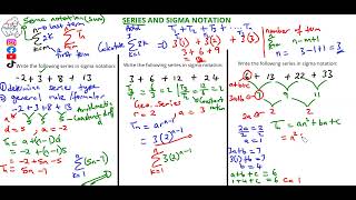 Arithmetic Series and Sigma notation [upl. by Sup]