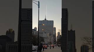 Jet straight into the sky above Willis tower [upl. by Ayocat]