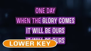 Glory Karaoke Lower Key  John Legend [upl. by Luise]