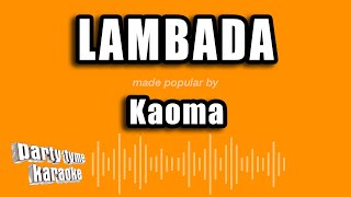 Kaoma  Lambada Versión Karaoke [upl. by Atilem]