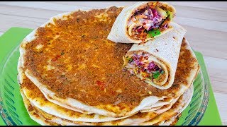 Lahmacun Doner  ‍پیتزا ترکی [upl. by Livvy]