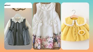 latest unique styles baby girl frocks designs Baby girl Frocks Cutting amp Stitching Designs top [upl. by Siusan930]