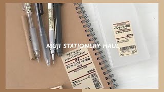 muji stationery haul w demos [upl. by Loeb760]