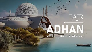 Adhan Fajr  Azan  Mishary Rashid Alafasy  English Translation HD  مشاري راشد العفاسي  أذان  AI [upl. by Acceb]