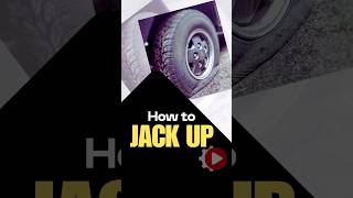 How to Jack up puncture flattire technology automobile car tire engineering howto short [upl. by Amalita]