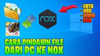 PAKAI CARA INI  CARA MEMASANG APK dan File OBB di Nox Emulator [upl. by Sorilda]