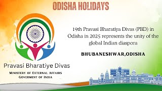 Pravasi Bharatiye Divas Odisha  From The Heart of Odisha  By Odisha Holidays [upl. by Ulberto]