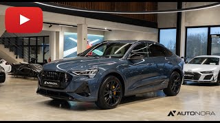 Audi etron Sportback 55 quattro S line in plasmablau [upl. by Lrak511]