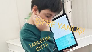 TABLETİME EL KOYULDU  ABİMLE YARIŞMA YAPTIK [upl. by Bathsheb107]