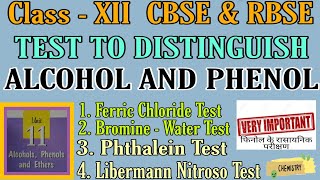 Distinguish Between Alcohol And Phenol  Chemical Test Of Phenol  NCERT  NEET JEE AIIMS 2024 [upl. by Wolfson513]