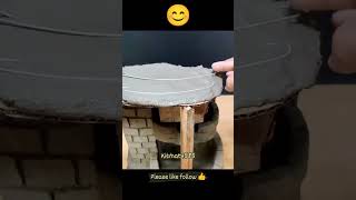 how to make waterfall at home waterfall waterfalls diywaterfountain howtomake craft cement [upl. by Dnalsor]