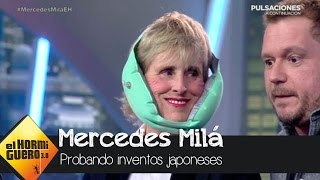 Mercedes Milá descubre el auténtico cinturón de mofletes japonés  El hormiguero 30 [upl. by Atteynod]