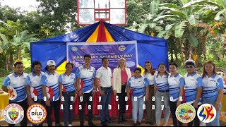 Barangay Conrazon Assembly Day Hon Wilson Mirano  Barangay Kagawad and SK Chairman [upl. by Ibor]