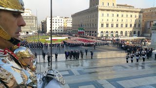 Il Presidente Mattarella depone una corona di alloro sulla tomba del Milite Ignoto [upl. by Clementia]