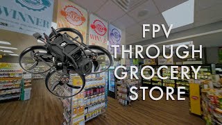 Flying FPV Inside a Grocery Store – BetaFPV Pavo Pico [upl. by Attenat]