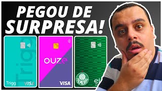 ATENÇÃO CARTÃO DE CRÉDITO TRIGG SURPREENDEU TODOS CARTÃO PALMEIRAS PAY E CARTÃO OUZE VISA [upl. by Mairb]