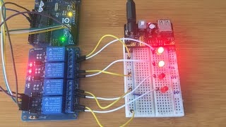 HOW TO INTERFACE 5V 4 CHANNEL RELAY MODULE WITH ARDUINO [upl. by Deroo306]