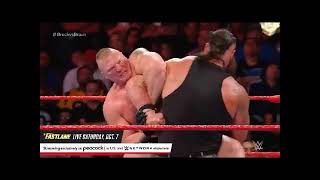 Brock Lesnar vs Braun Strowman Universal Championship No Mercy 2017 wwefullmatch brocklesnar [upl. by Briney370]