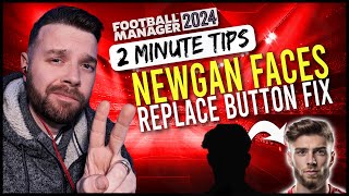 NewGAN Facepack REPLACE BUTTON wont work  FM24 [upl. by Balf]