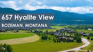 657 Hyalite View  Land for Sale in Bozeman Montana [upl. by Joacimah]