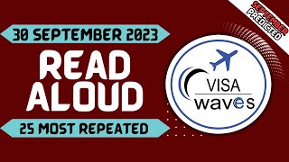 PTE Read Aloud  SEPTEMBER 2023  Most Repeated [upl. by Leahcimsemaj]