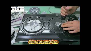 Built in Gas Hob Production Video from CHEFF [upl. by Machute]