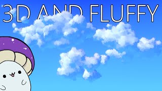 How to Make 3D Painterly Anime Clouds in Blender  Comfee Tutorial [upl. by Rojam]