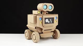 Build Your Own DIY Cardboard Robot Fun amp Easy RC Project [upl. by Elinnet]