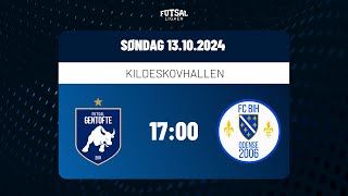 Futsal Gentofte vs FC BIH Odense [upl. by Ahseuqram]