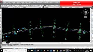Etude Routière autocad Vers pisteدورة تكوينية في الطرق [upl. by Danya]